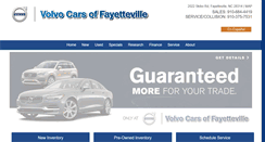 Desktop Screenshot of fayettevillevolvo.com